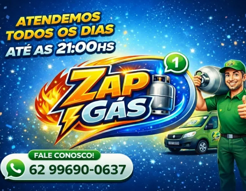 Zap Gás atende todos os dias até às 21h